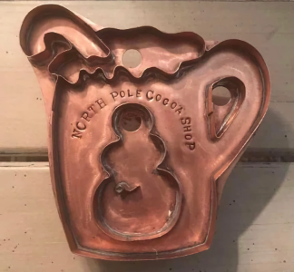 Bonneville North Pole Cocoa Shop Copper Cookie Cutter