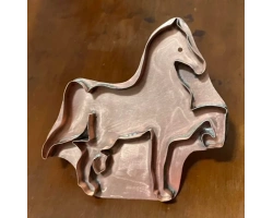 Giant-Prancing-Horse-Copper-Cookie-Cutter