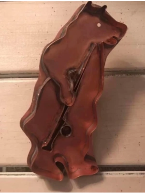 Friends-Series-Fishing-Bear-Copper-Cookie-Cutter