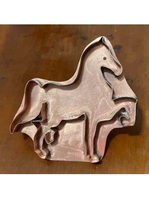 Giant-Prancing-Horse-Copper-Cookie-Cutter