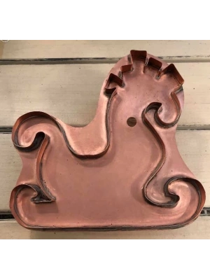 Giant-Sleigh-Copper-Cookie-Cutter