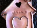 bonneville love shack cottaage copper cookie cutter 