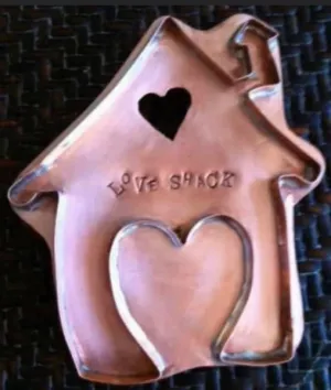 bonneville love shack cottaage copper cookie cutter bonneville love shack cottaage copper cookie cutter