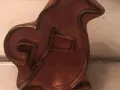 candy cane penguin copper cookie cutter