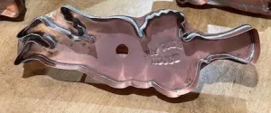 joyfull noise angel copper cookie cutter