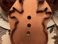 mittens the snowman copper cookie cutter 