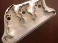 sledding snowmen copper cookie cutter