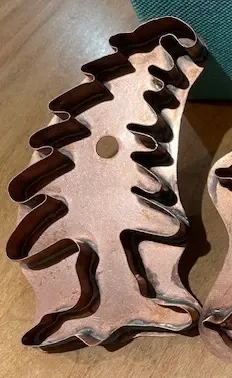 windy tree copper cookie cutter