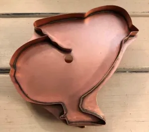 williams and sonoma chick copper cookie cutter