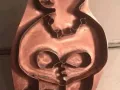 friends series kitty kat copper cookie cutter