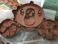 gianormous fairytale princess carriage copper cookie cutter