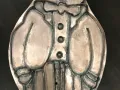 gianormous gentleman bunny copper cookie cutter