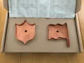 giant flag and shield copper cookie cutters
