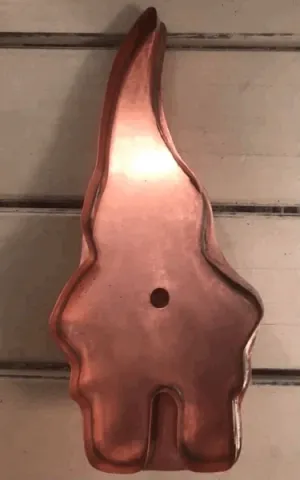 giant gnome copper cookie cutter