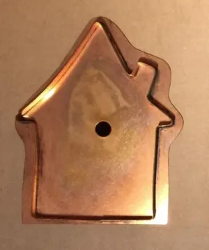 giant house copper cookie cutter