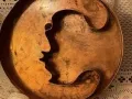 giant man in the moon copper cookie cutter