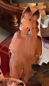 giant mrs rabbit copper cookie cutter giant mrs rabbit copper cookie cutter