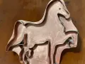 giant prancing horse copper cookie cutter