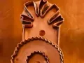 giant present copper cookie cutter