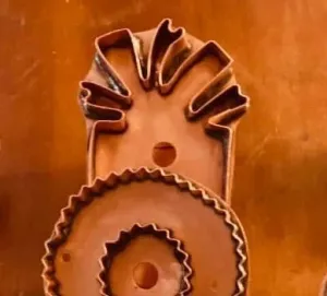 giant present copper cookie cutter giant present copper cookie cutter