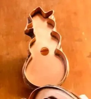 giant snowman copper cookie cutter giant snowman copper cookie cutter
