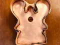 giant williams and sonoma angel copper cookie cutter