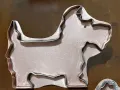 giant williams and sonoma scotty copper cookie cutter