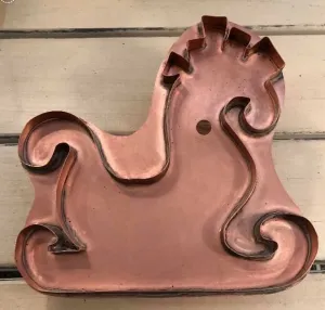 giant williams and sonoma sleigh copper cookie cutter giant williams and sonoma sleigh copper cookie cutter