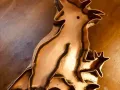 halloween wizards hat hopping crow copper cookie cutter