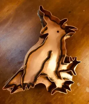 halloween wizards hat hopping crow copper cookie cutter