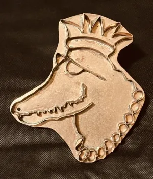 mardi gras gator copper cookie cutter mardi gras gator copper cookie cutter