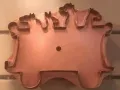 animals cart circus set cookie cutter Michael Bonne