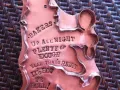 how we roll baker man copper cookie cutter